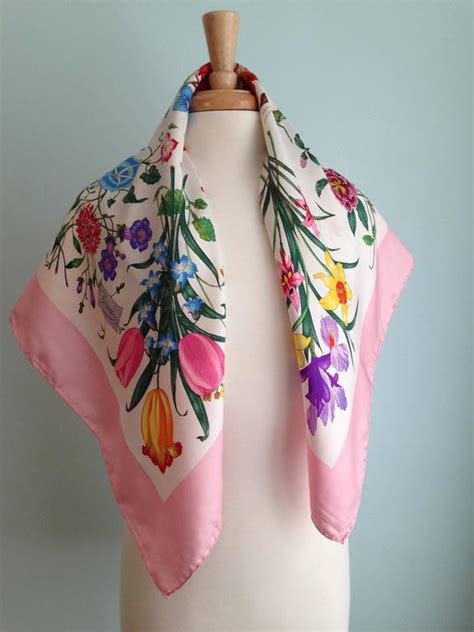 original gucci flora scarf|gucci scarf with flowers.